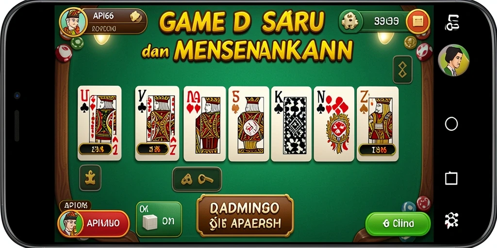Tangkapan layar dari gameplay seru di API66 yang menampilkan aksi Domino.
