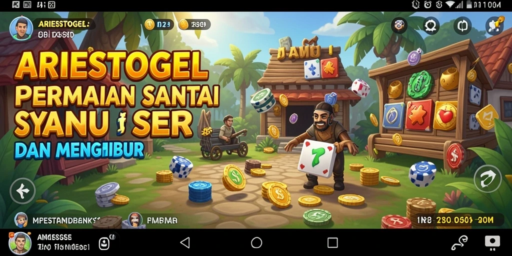 Tampilan menarik dari gameplay ARIESTOGEL yang menghibur.