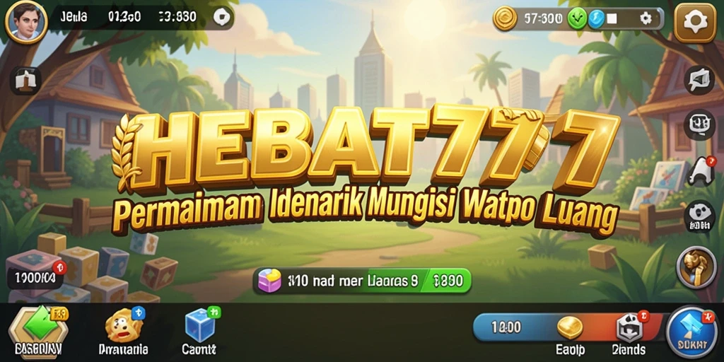Tampilan gameplay HEBAT777 yang menarik dan seru.