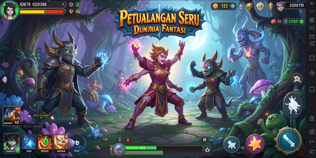 Tampilan gameplay yang menarik dan penuh aksi dari ID678.