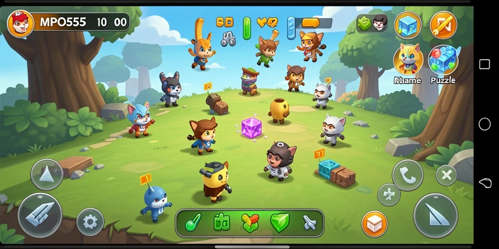 Tampilan gameplay MPO555 yang menawan dan menantang pemain.