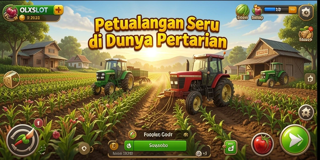 Tangkapan layar <strong>OLXSLOT</strong> menunjukkan petani yang sedang merawat tanaman di kebun.