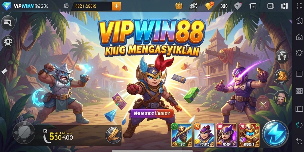 Tampilan gameplay menawan dalam petualangan seru VIPWIN88.
