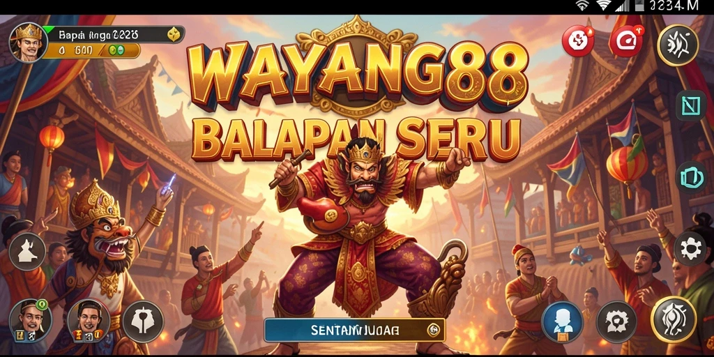 Tampilan balapan seru dengan berbagai kendaraan dan lintasan.